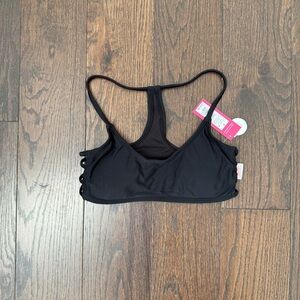 Xhiliration black bikini top